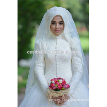 A-line Langarm Muslim Brautkleid 2016 Muslim Braut Brautkleid